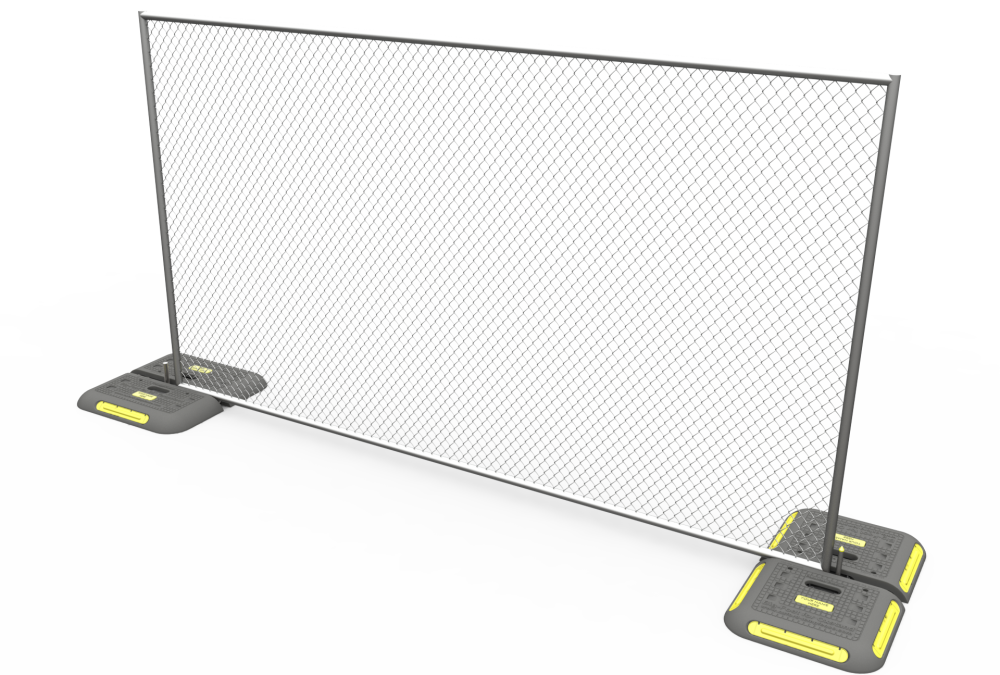 Temporary Fence Weight From Oxford Plastics: Now Available For 24â€³ Tube Stands